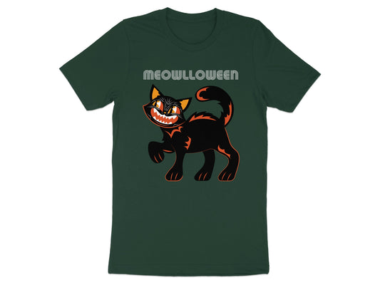 Meowlloween Cat Design Printed T-shirt product