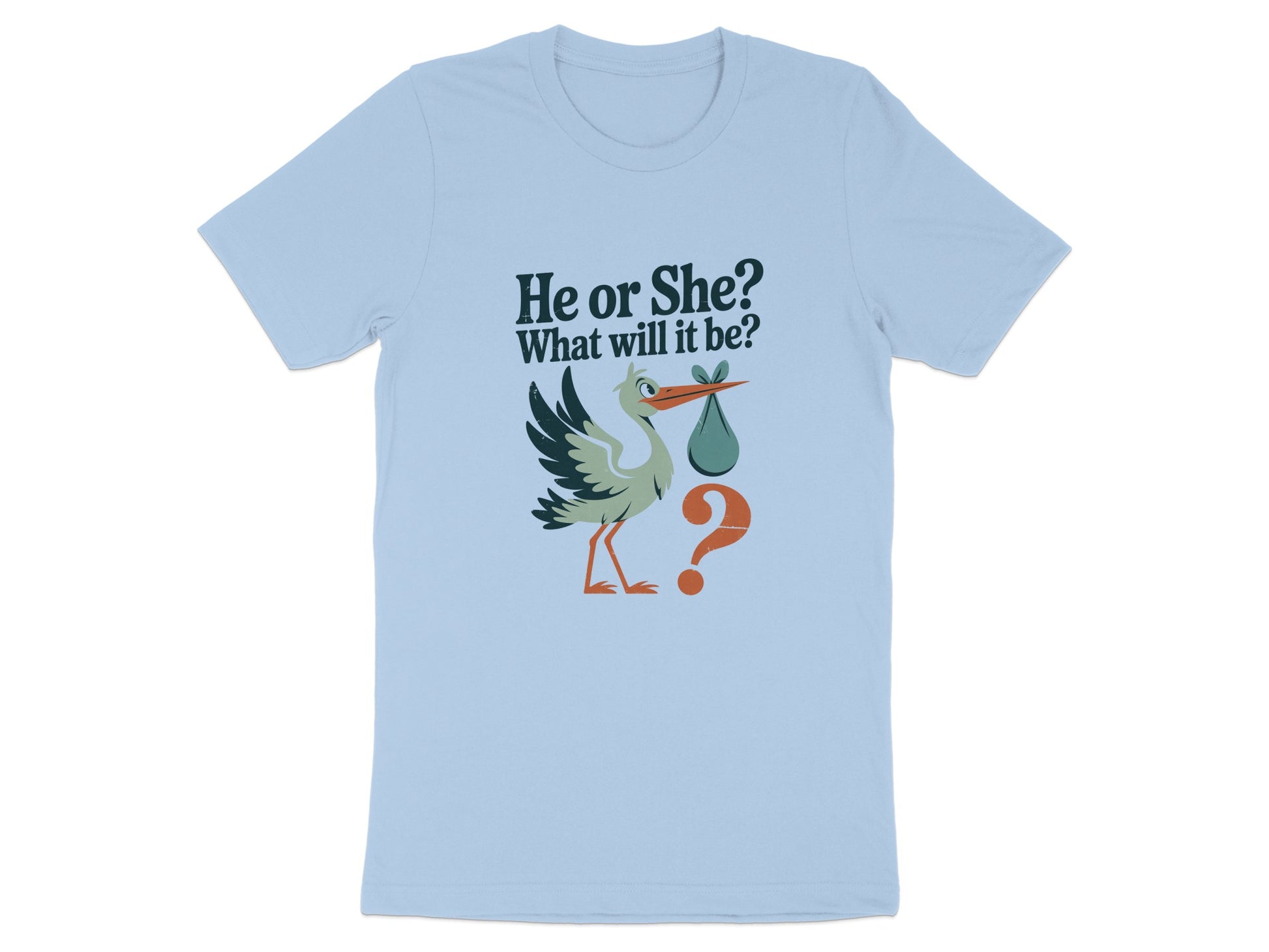 He or She What will it be Stork Baby Gender Reveal product