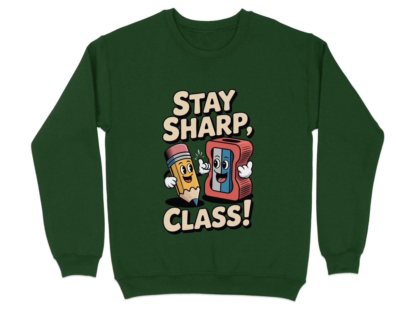 Stay Sharp Class Fun Classroom Themed Sweater product
