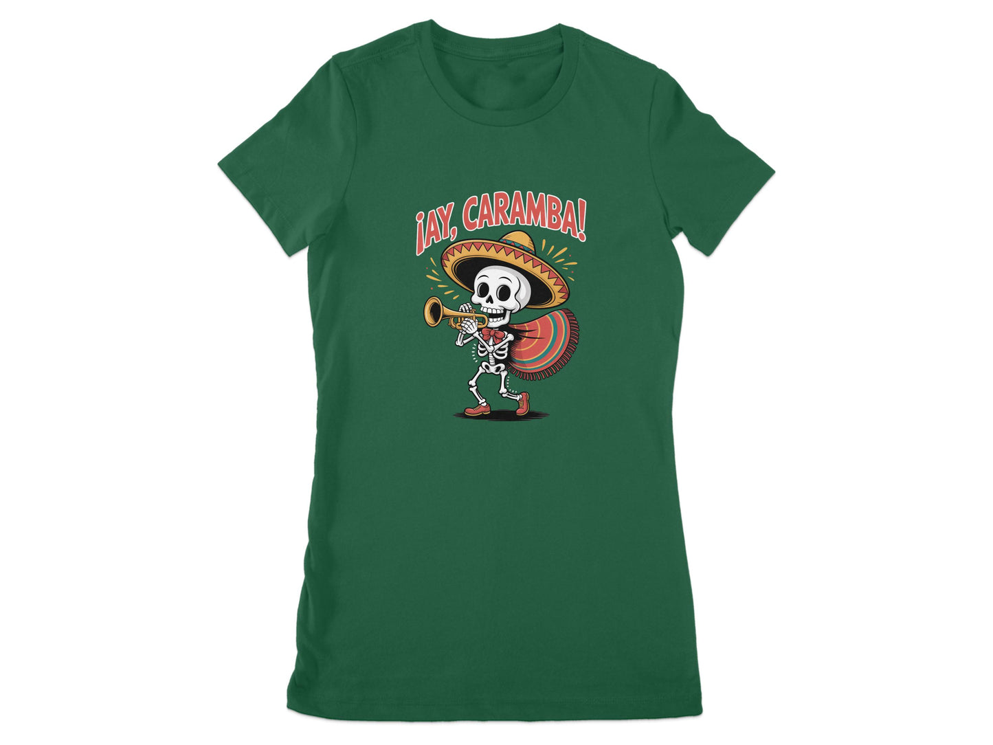 Ay Caramba Sombrero Mariachi Skeleton art product type