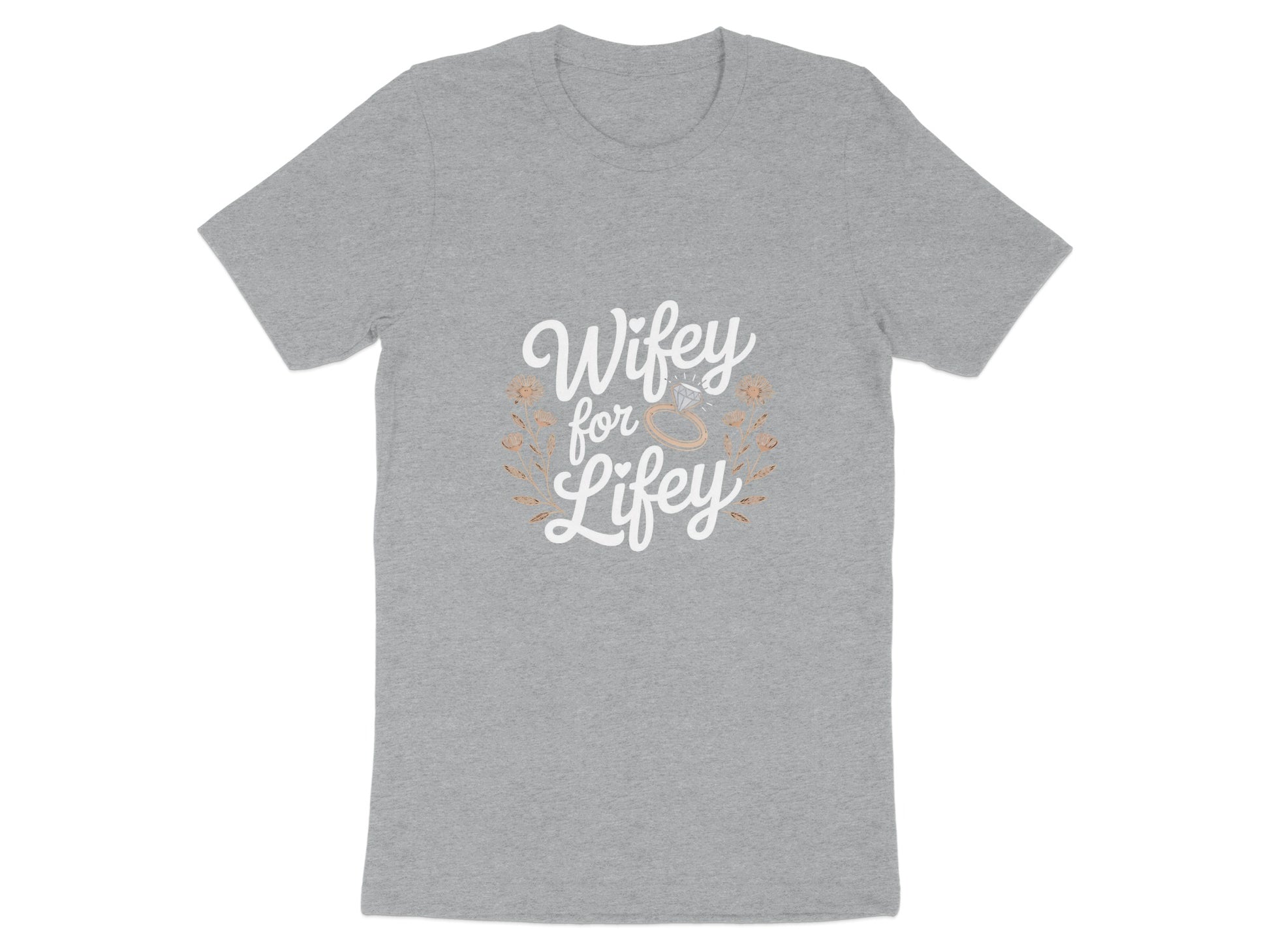 Wifey for Lifey Floral Graphic Design T-shirt product