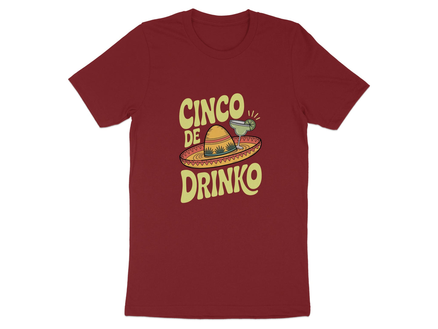 Fun Cinco De Drinko Graphic Tee Shirt product type