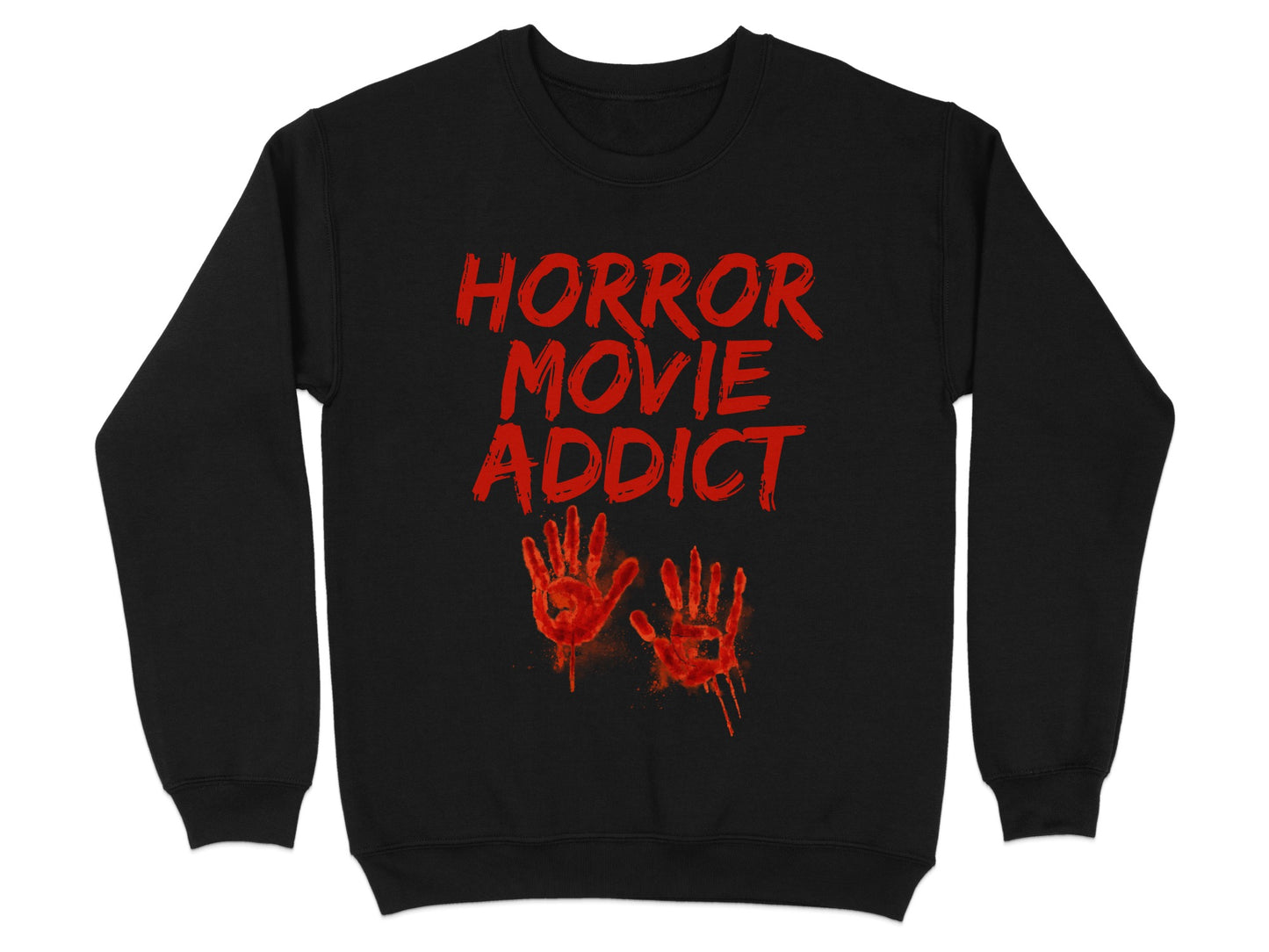 Horror Movie Addict Graphic Sweatshirt product type