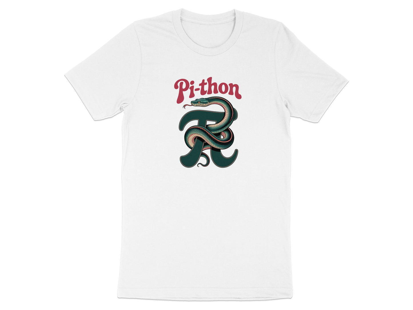 Pi-thon Design Graphic Tee Unisex Casual Wear product type