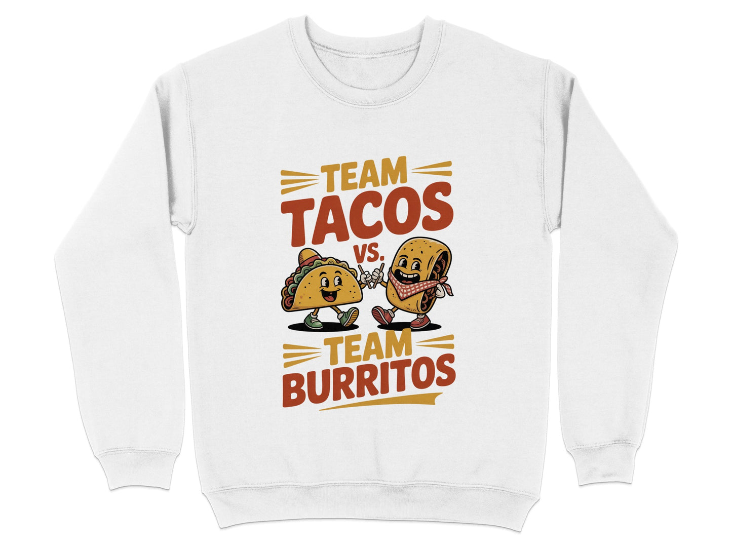 Team Tacos vs Team Burritos Sweatshirt product type
