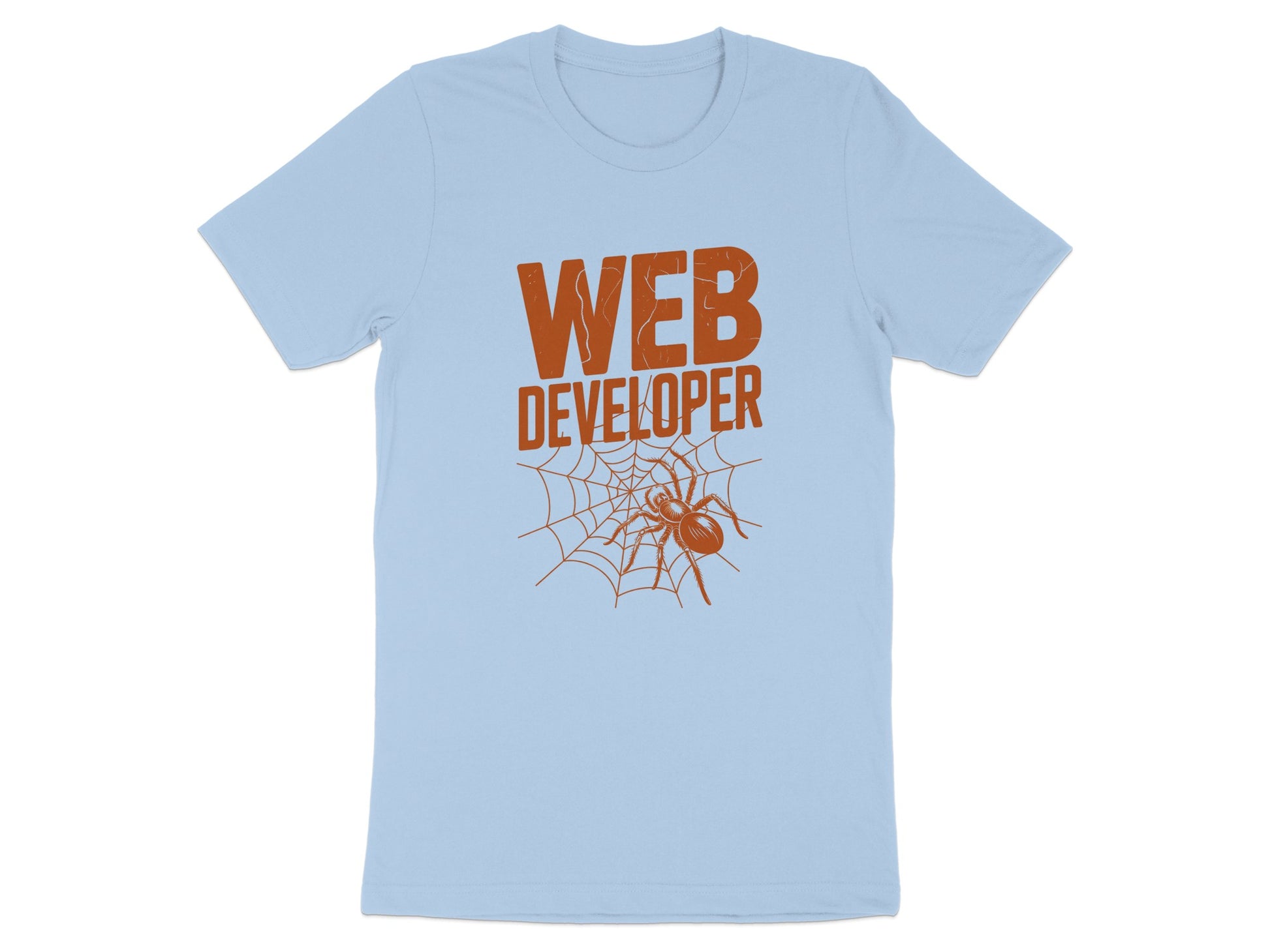 Web Developer Spider Design Blue T-shirt product