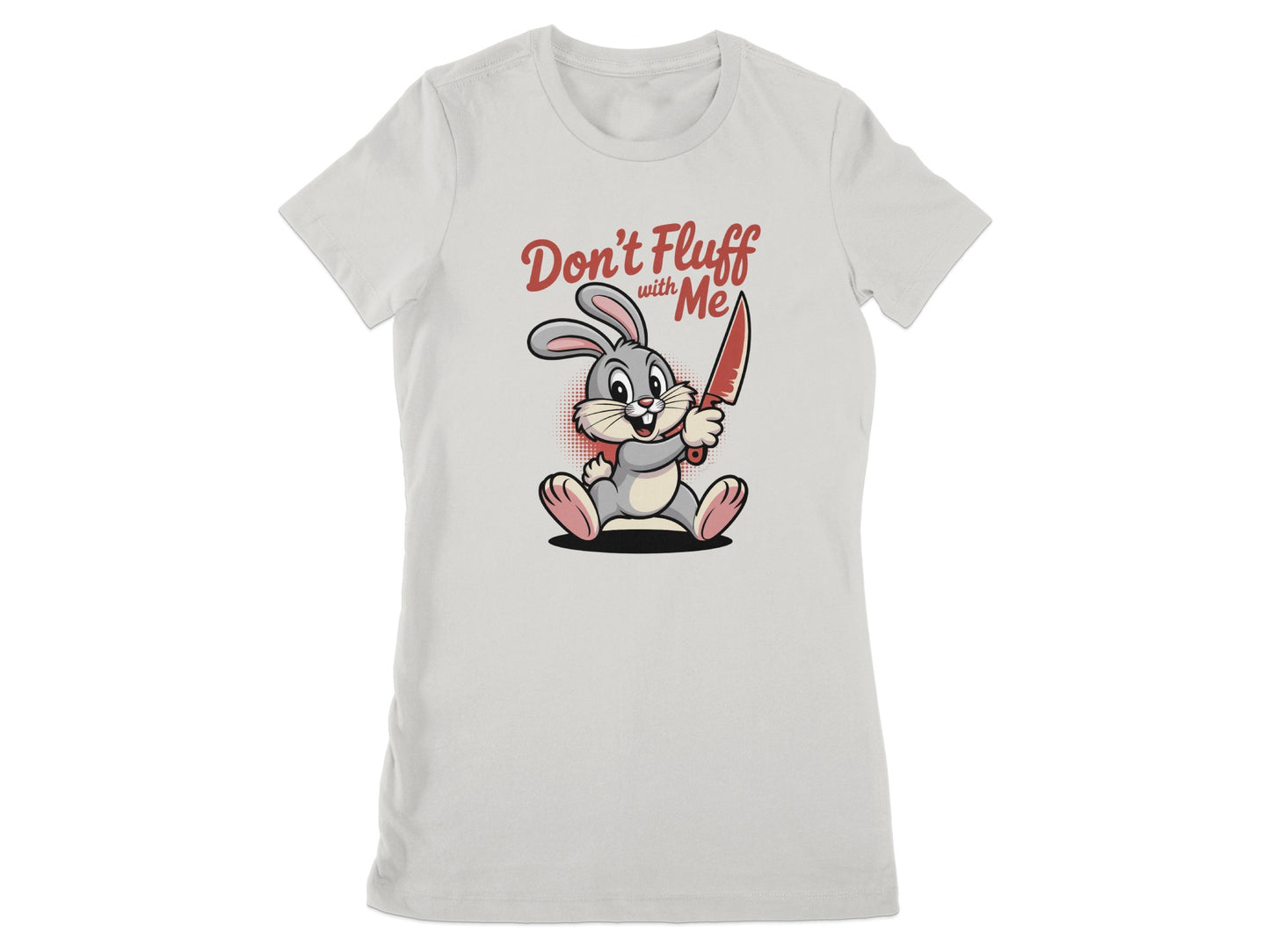Don't Fluff With Me Bunny Graphic T-shirt product type