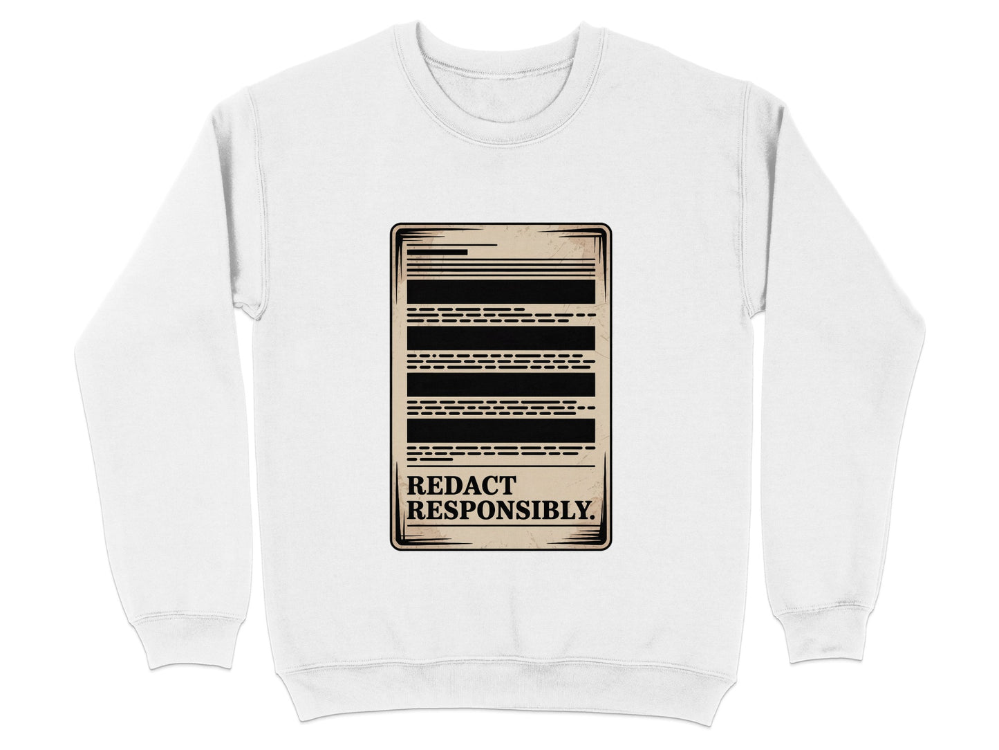 Redact Responsibly Graphic Print Sweatshirt product