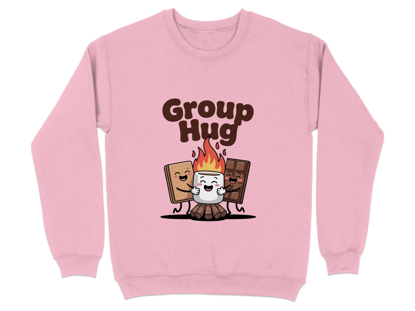 Cozy Group Hug Graphic Sweatshirt Cute Casual Product