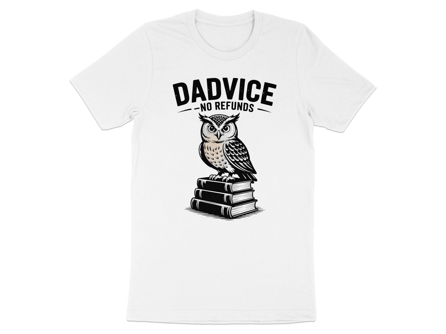 Dadvice No Refunds Owl Graphic T-Shirt product