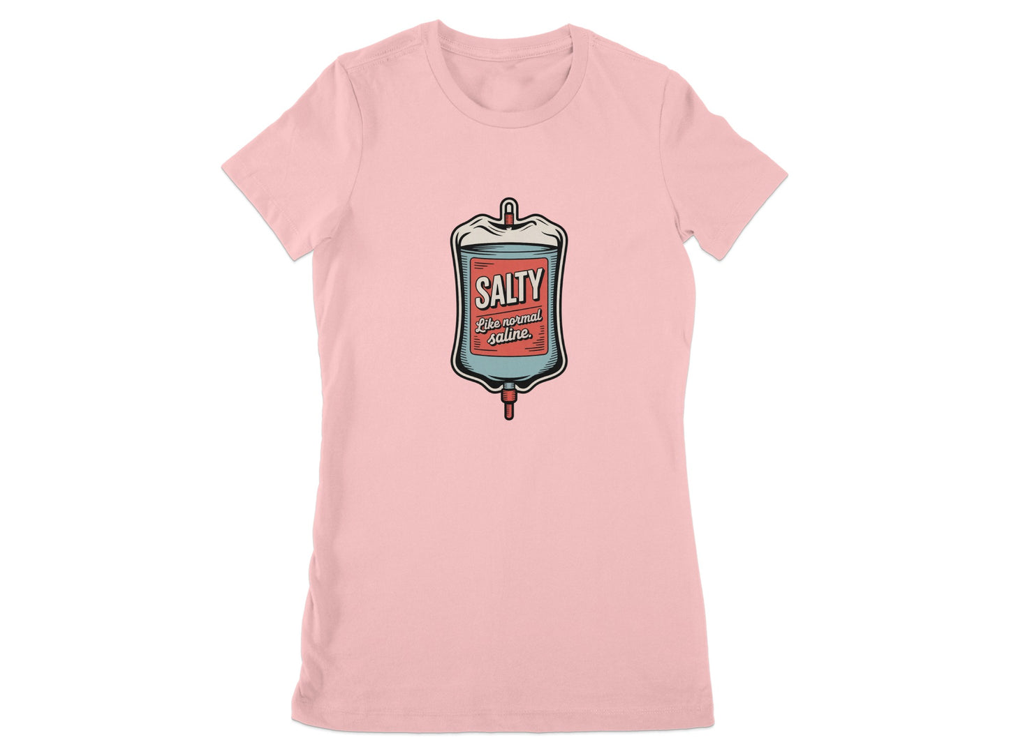 Salty Flu Approved Saline Drip Needle Art Shirt product