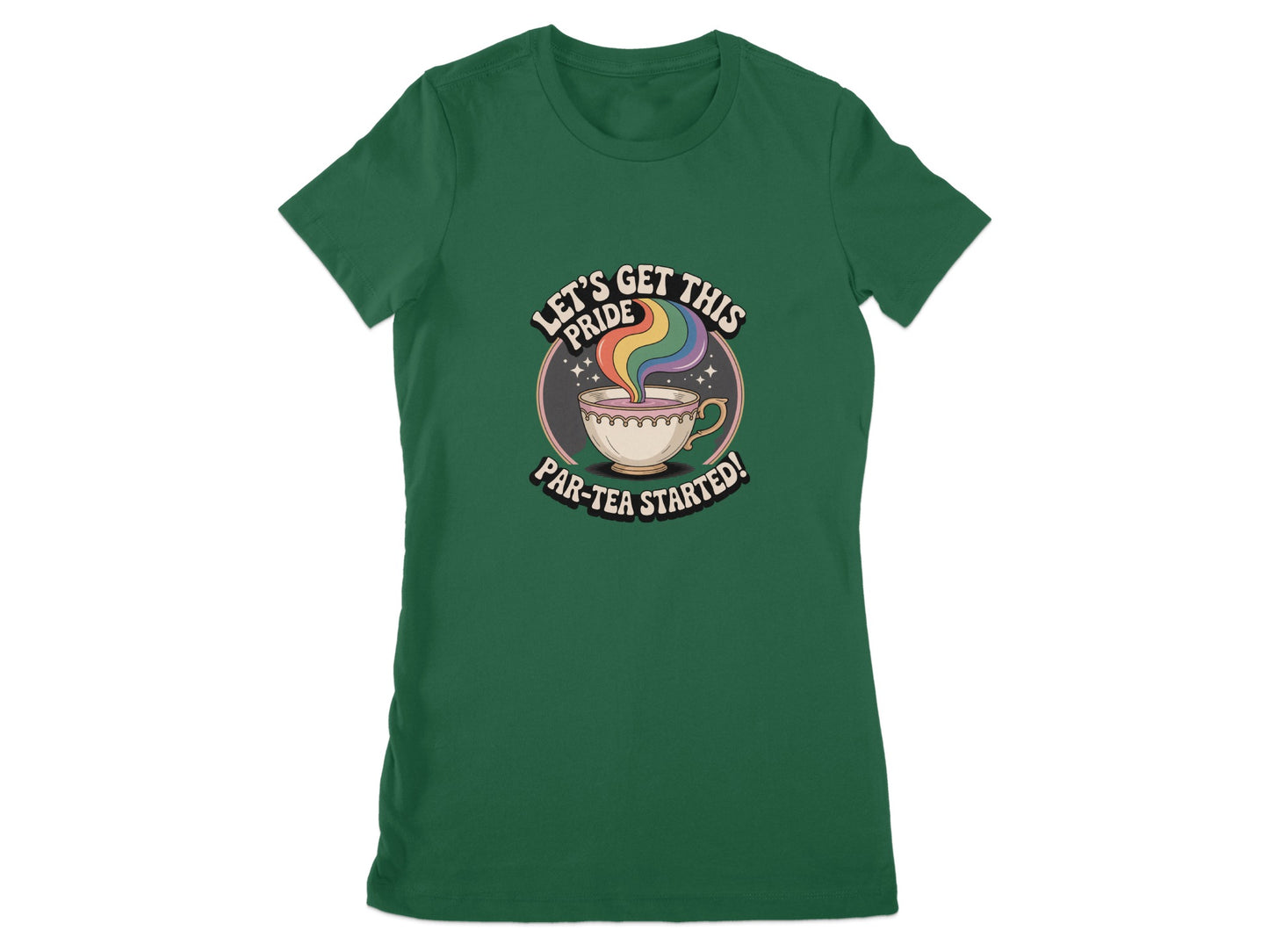 Let's Get This Pride Par-Tea Started Graphic T-shirt