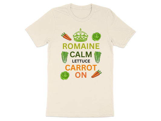 Romaine Calm Lettuce Carrot On Graphic Tee product