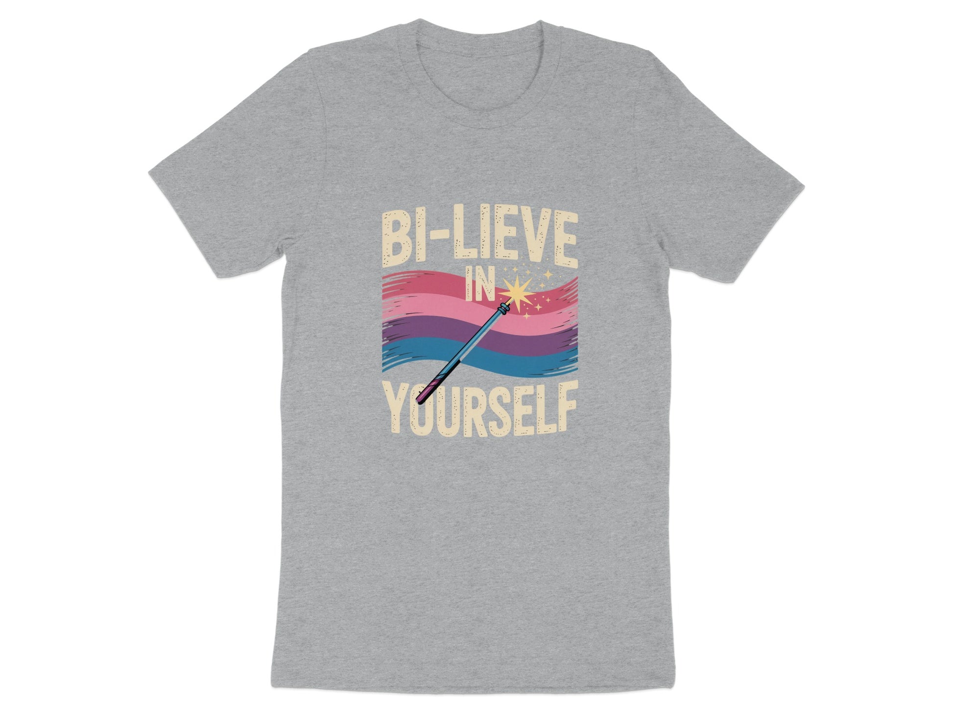 Bi-lieve in Yourself Wand Graphics T-Shirt product