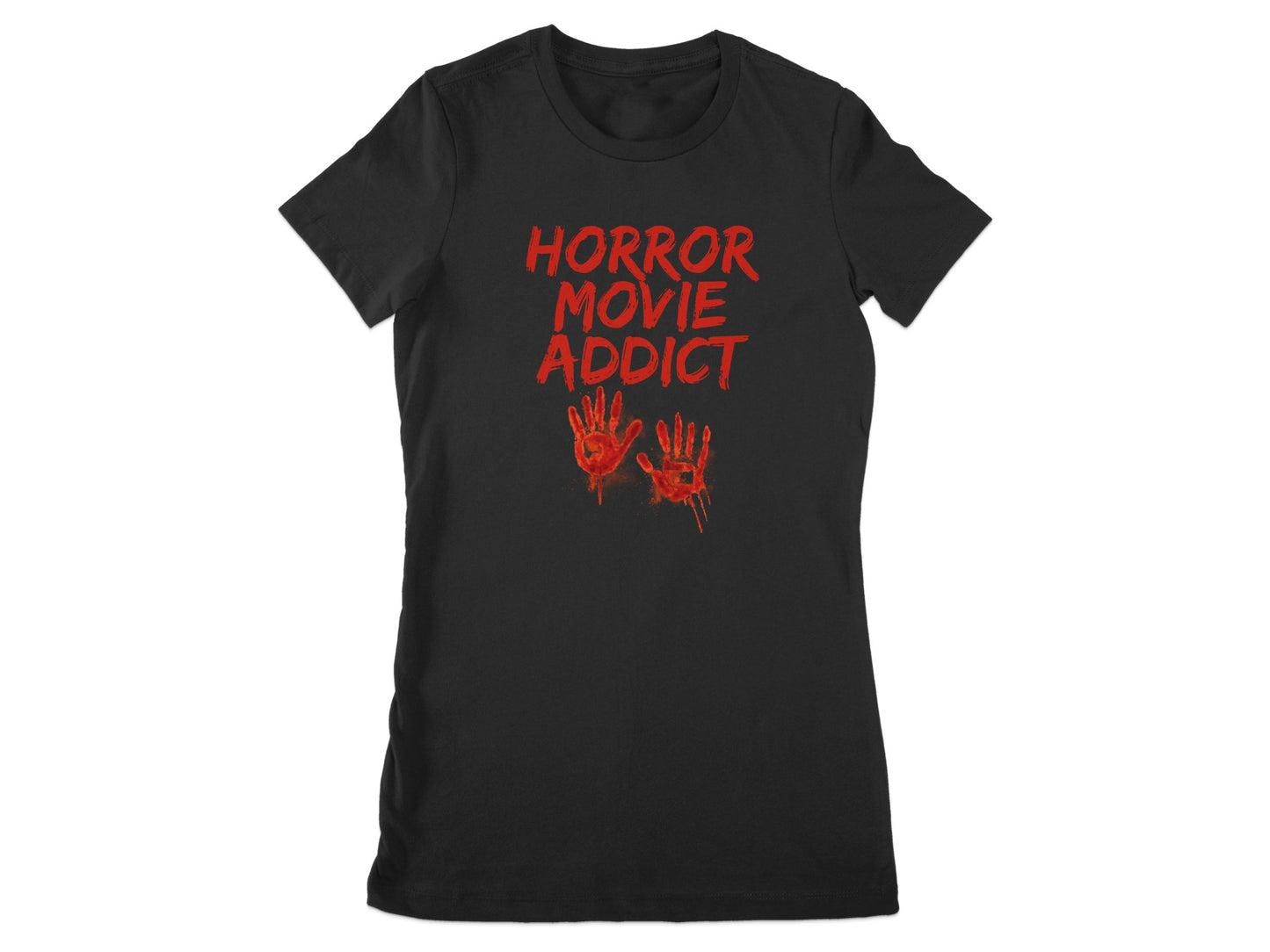 Horror Movie Addict Graphic Tee Shirt product