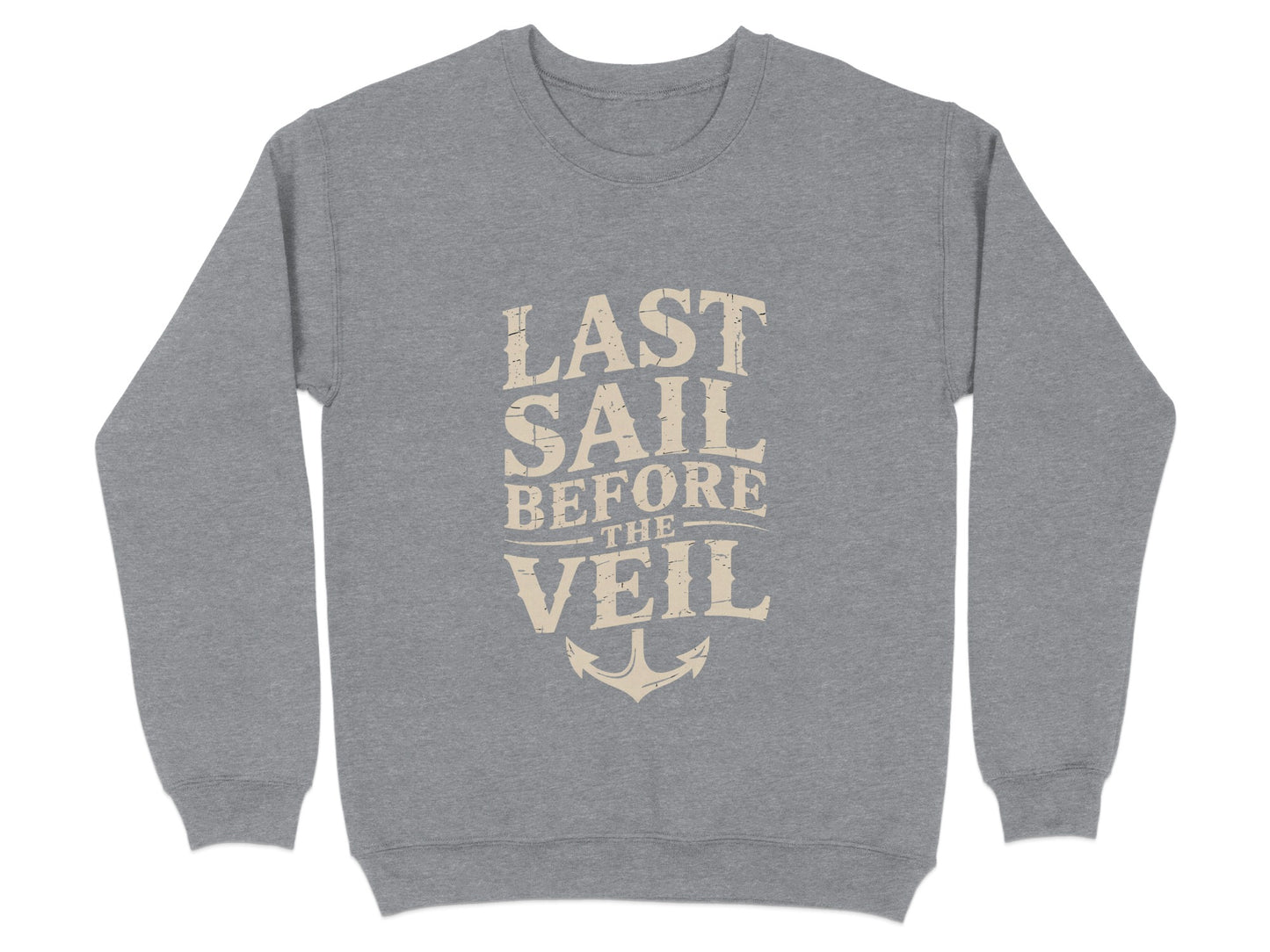 Last Sail Before The Veil Grey Crewneck Sweatshirt product