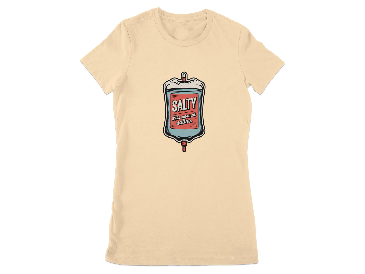 Salty Reusable Saline Bag Graphic T-shirt product type