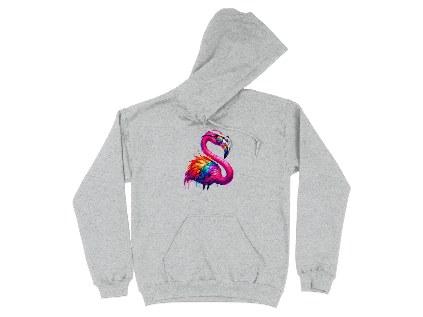 Colorful Flamingo Graphic Design Hoodie product