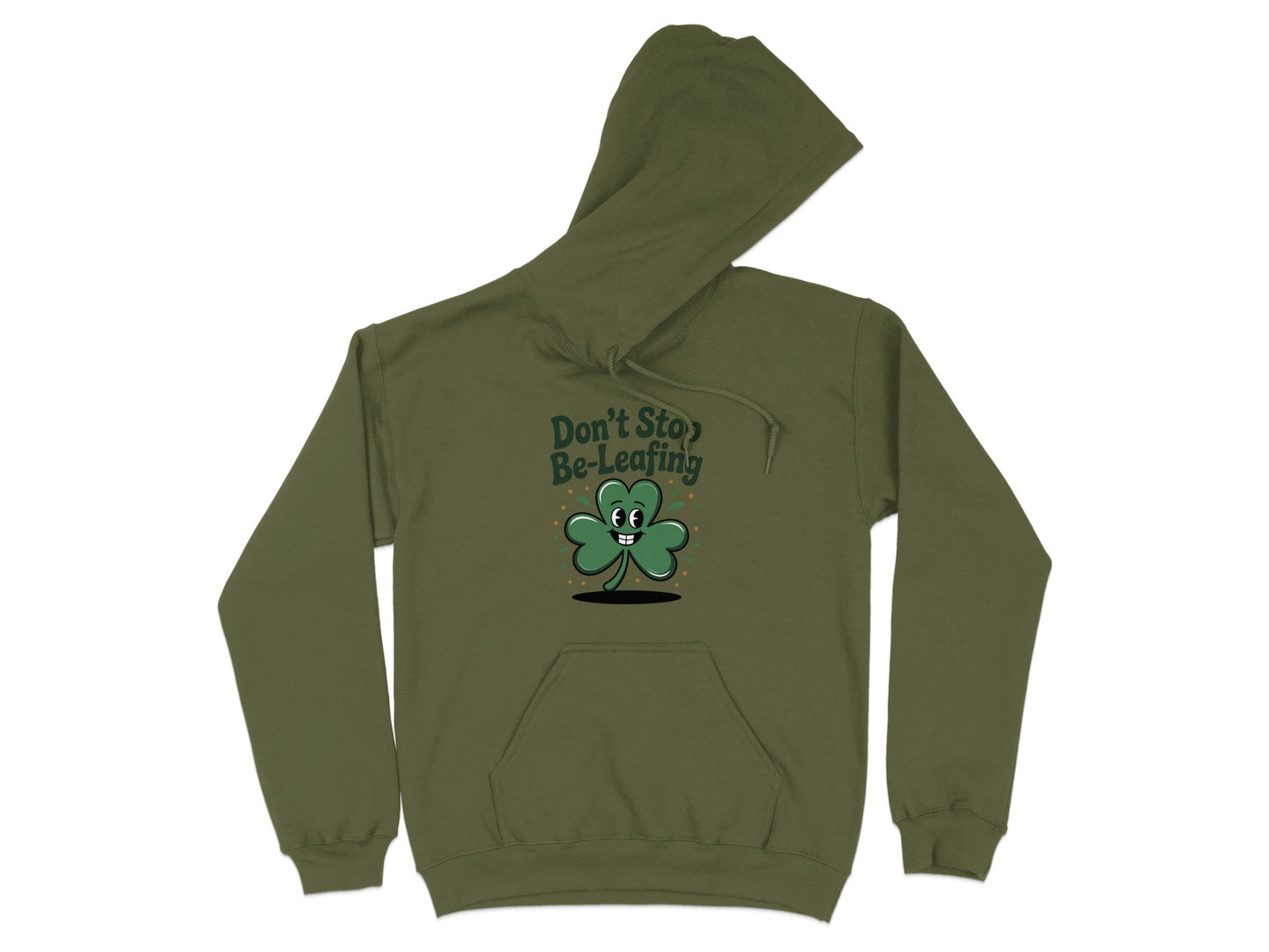 Don't Stop Be-Leafing Happy Clover Hoodie product