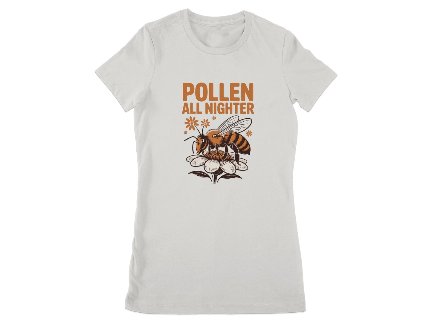 Pollen All Nighter Bee Graphic Women's T-Shirt product type