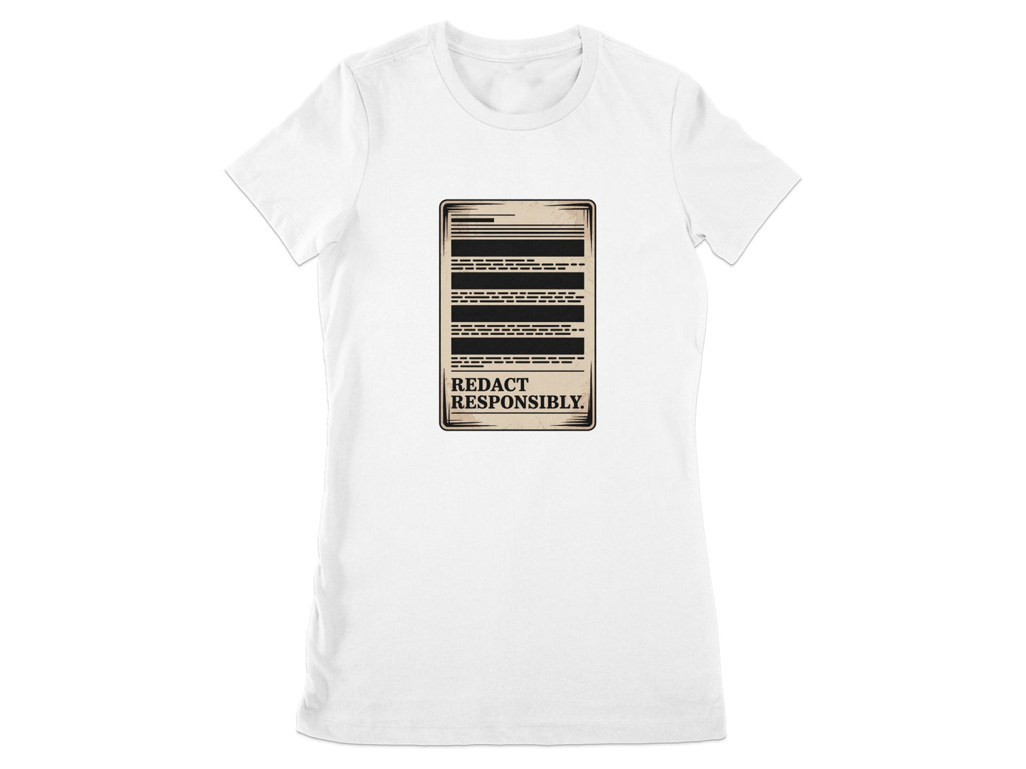 Redact Responsibly Graphic Print Casual Wear T-shirt product
