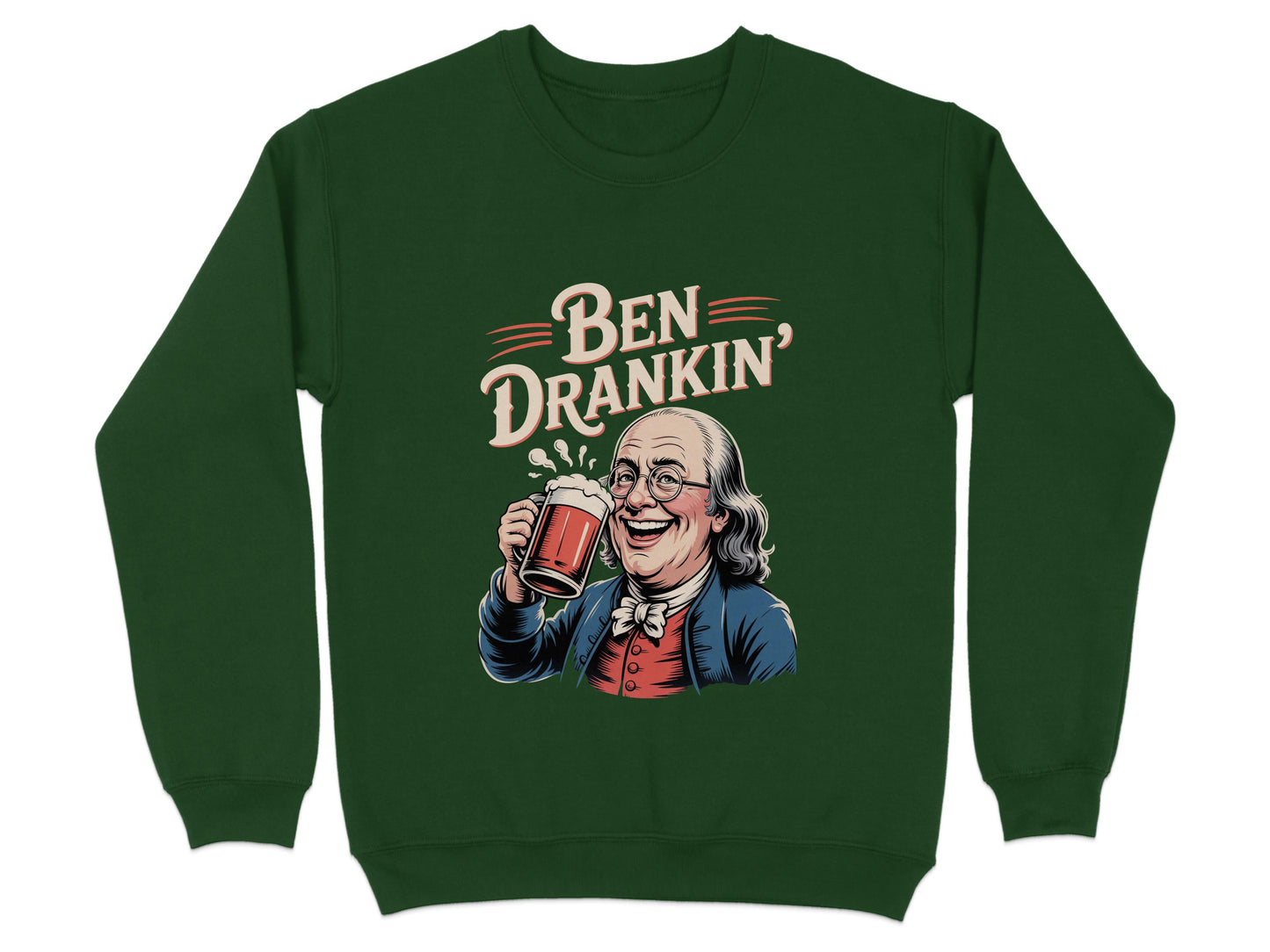 Ben Drankin Novelty Retro Fall Winter Sweatshirt product