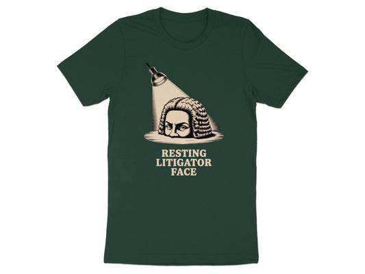 Resting Litigator Face Funny Judge Graphic T-shirt product