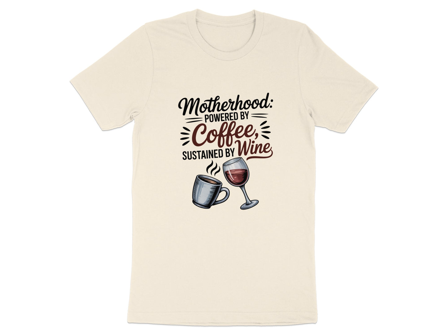 Motherhood Powered by Coffee Sustained by Wine product type