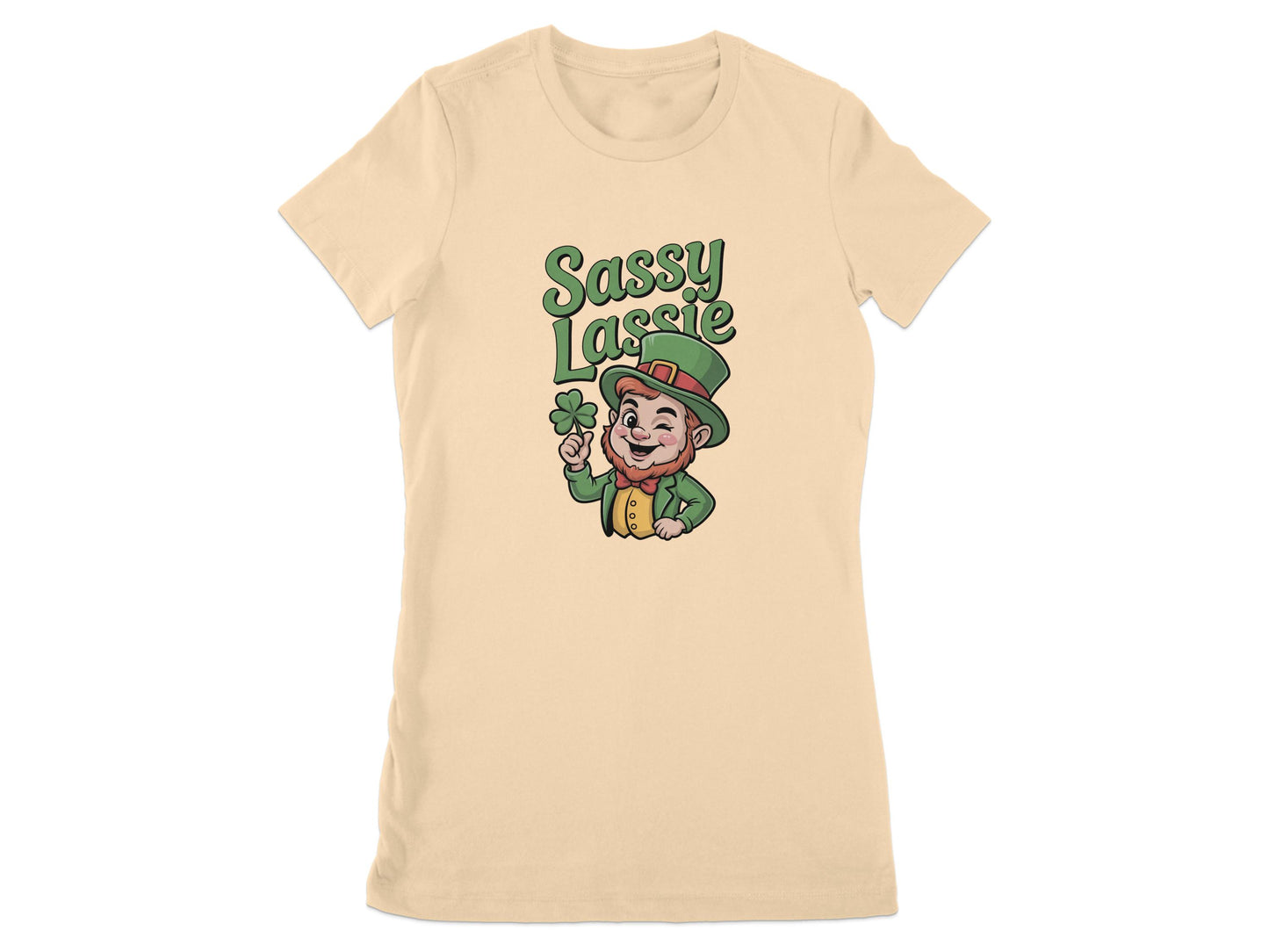 Sassy Lassie Graphic Tee St Patrick's Day product type
