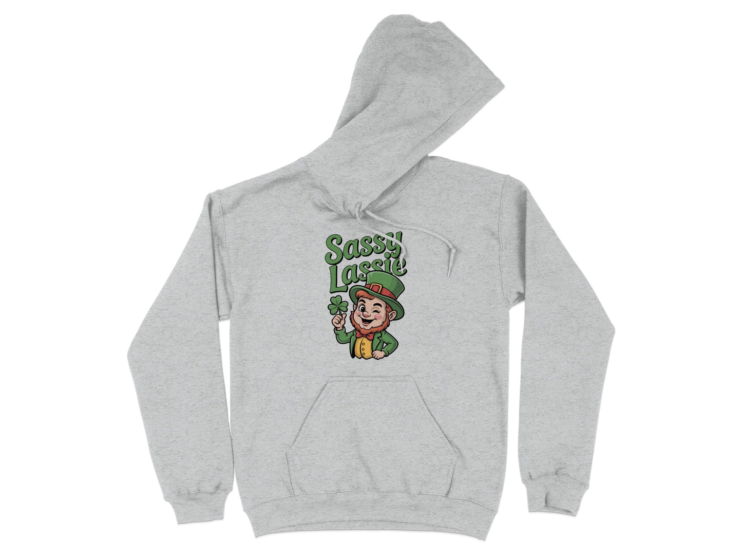 Sassy Leprechaun Graphic Design Hoodie product type