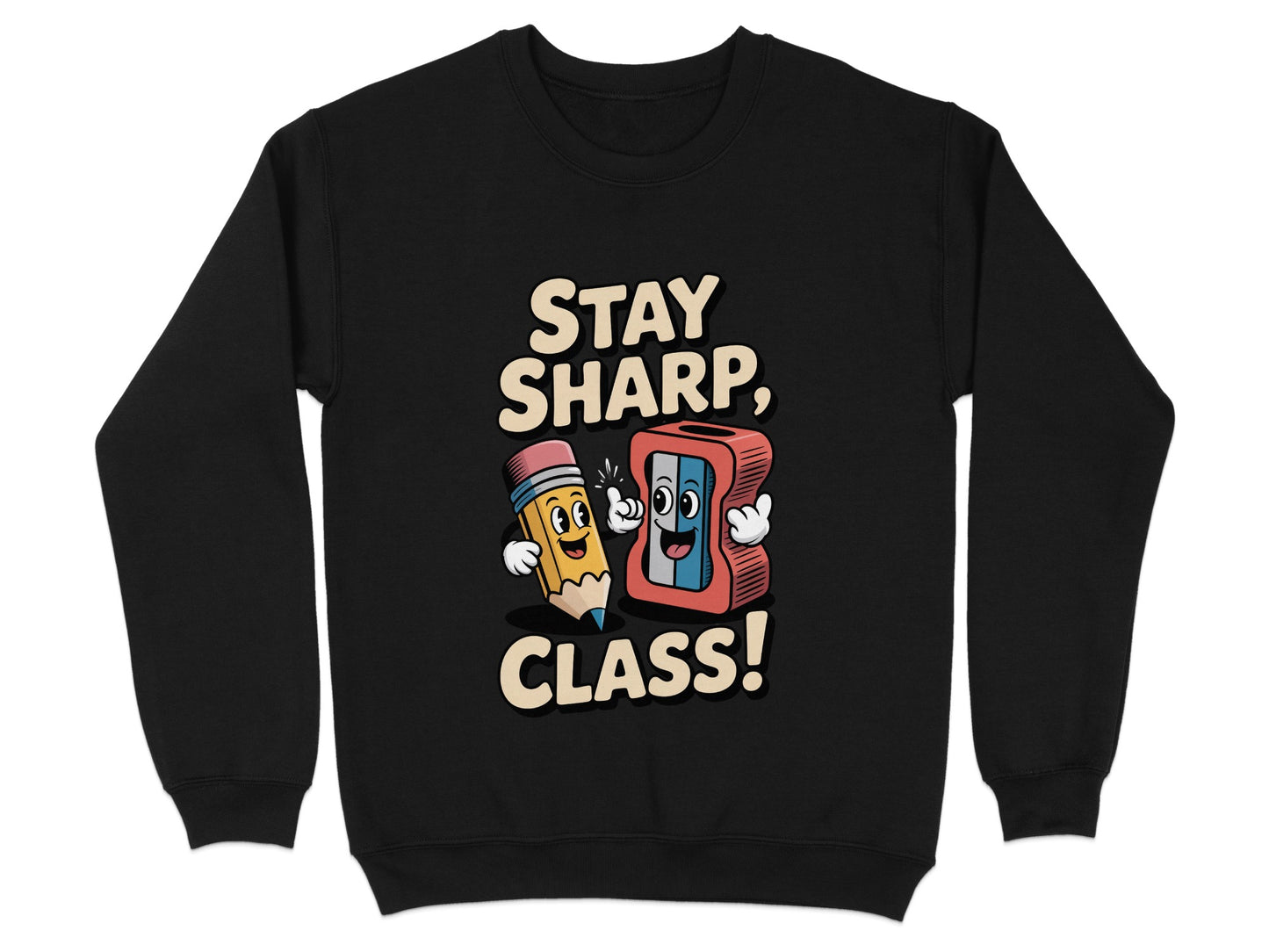 Stay Sharp Class Graphic Sweatshirt product