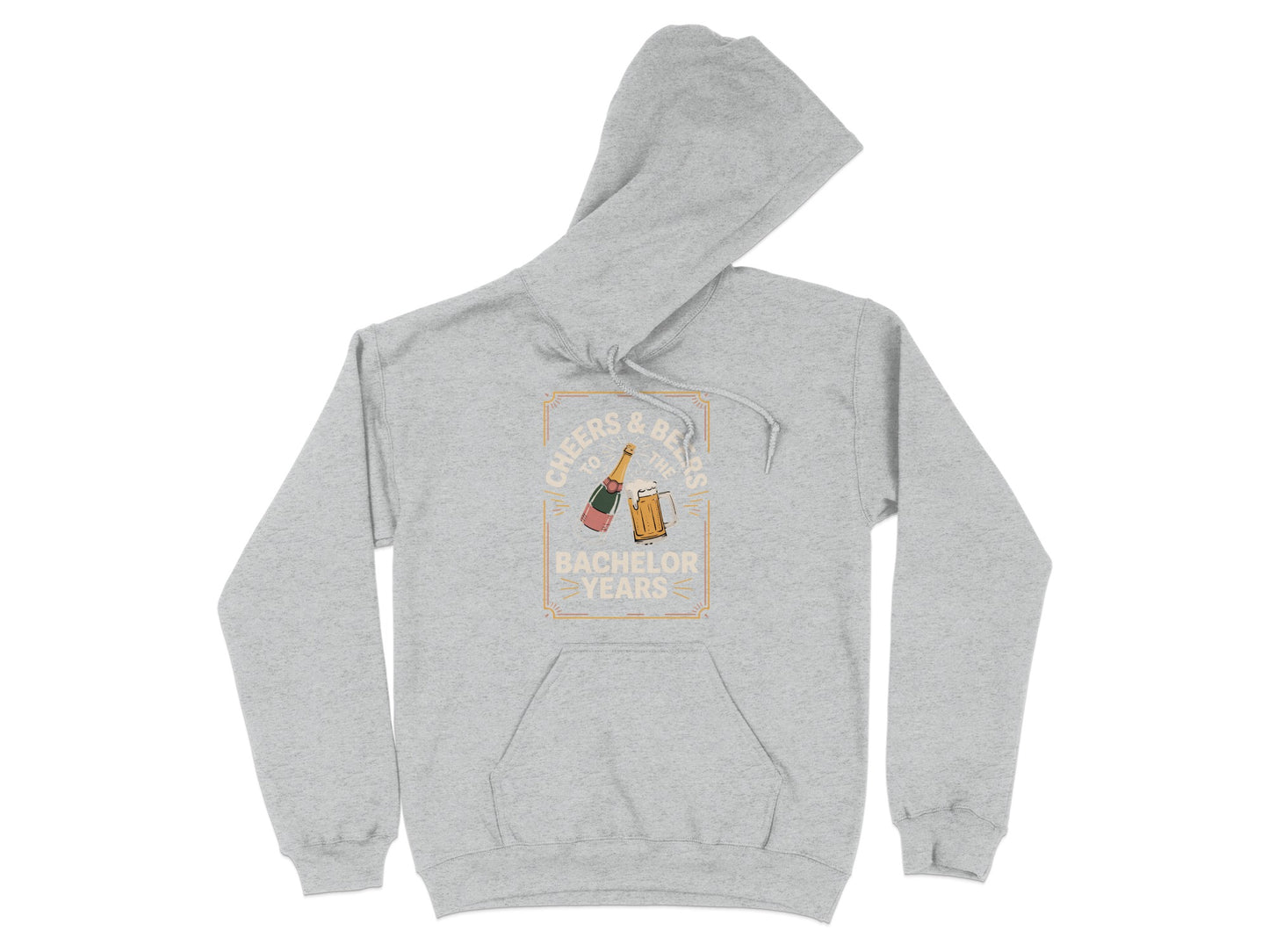 Cheers and Beers Bachelor Years Hoodie product type