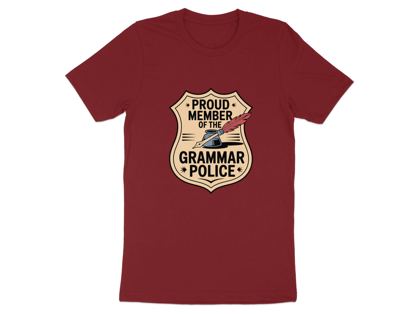 Proud Member of the Grammar Police T-Shirt Product