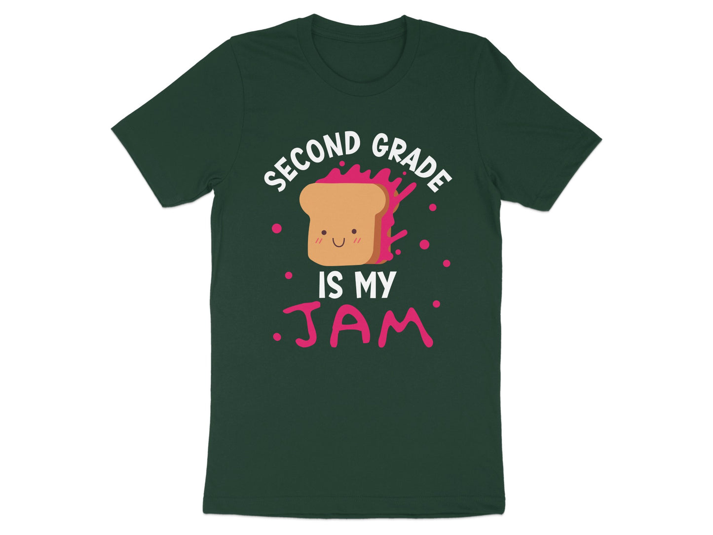 Second Grade is My Jam Adorable Toast T-Shirt product type