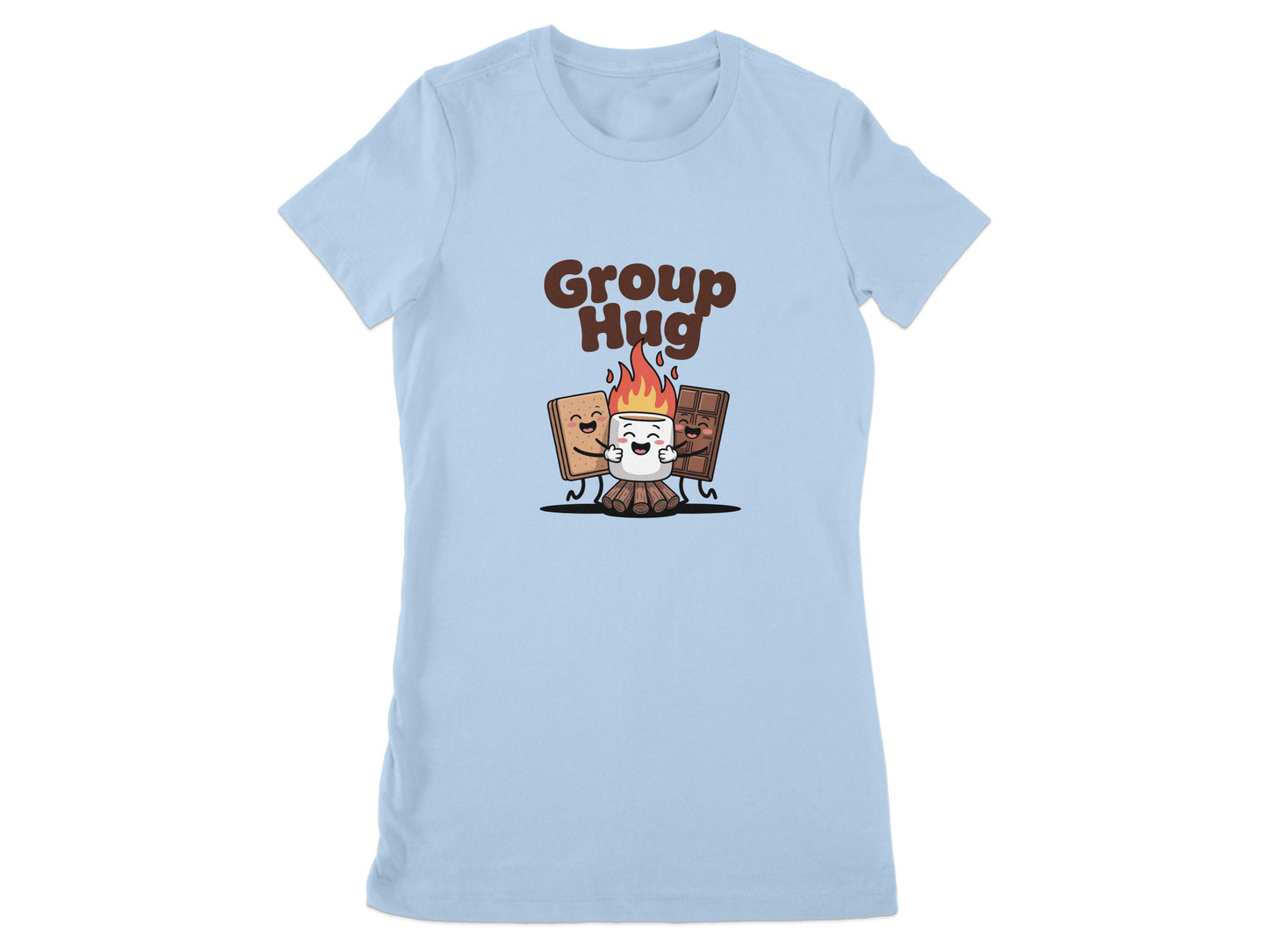 Cute Illustrated Group Hug Characters T-Shirt product