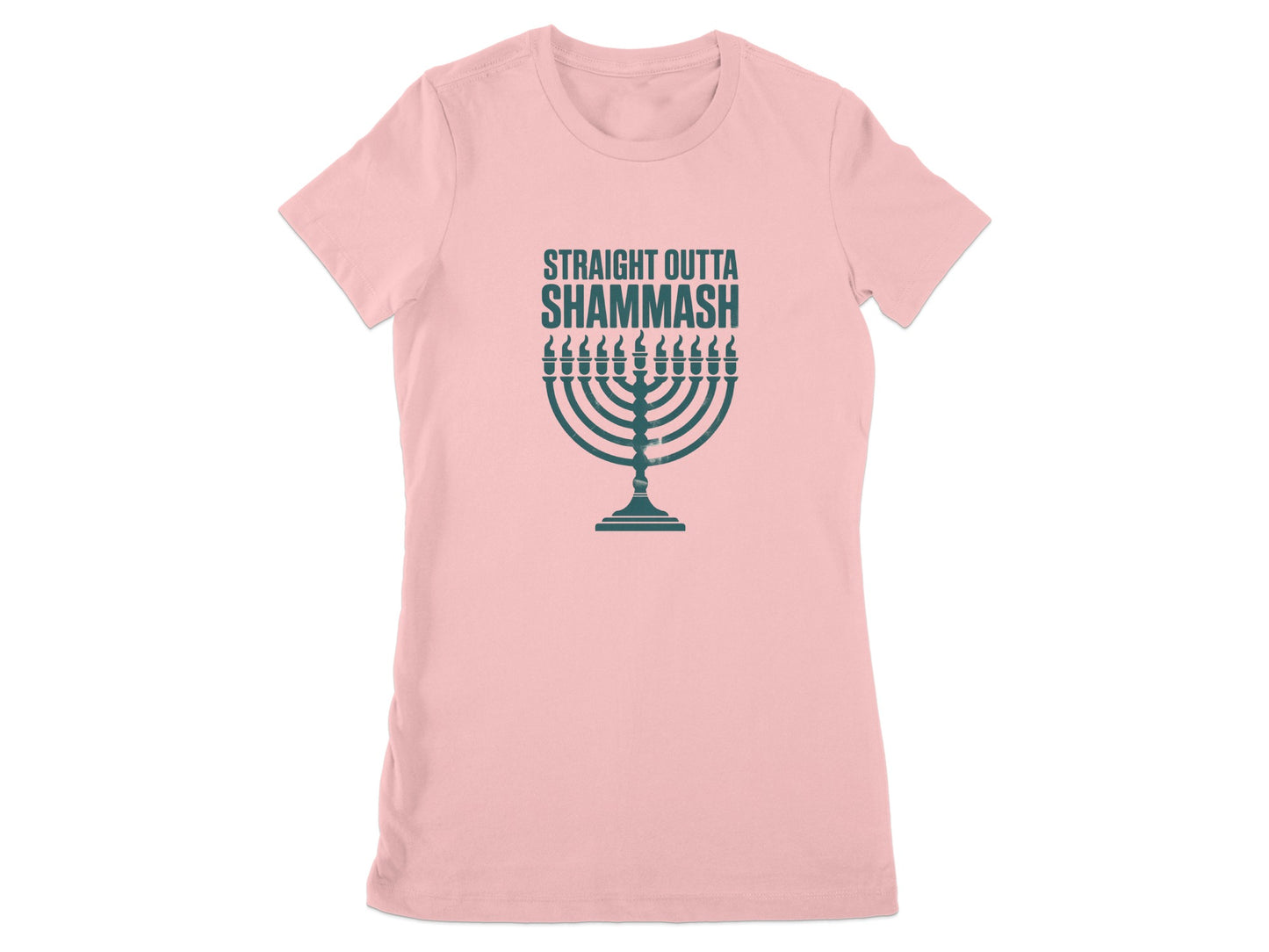 Straight Outta Shammash Menorah Design Shirt product