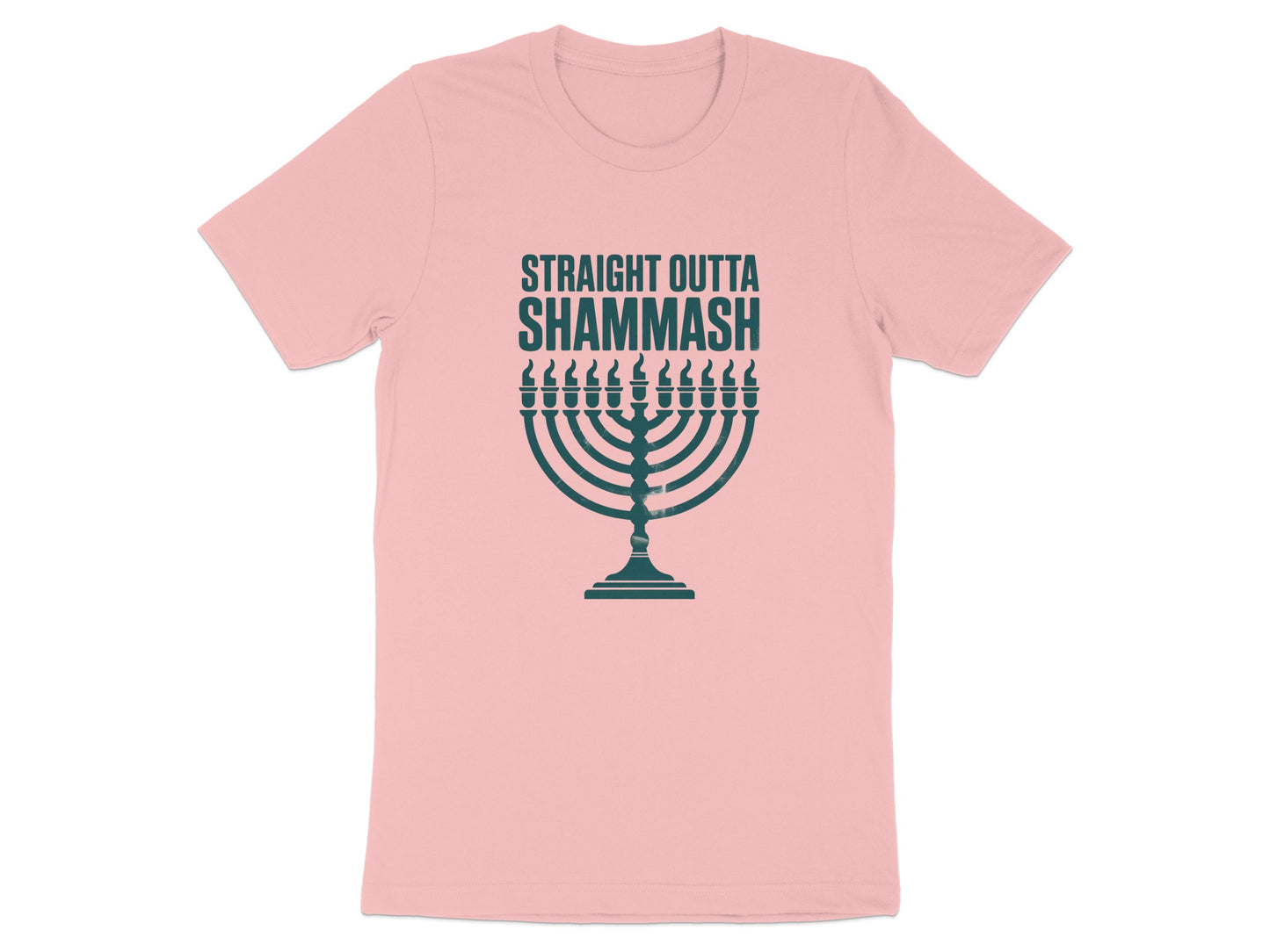 Straight Outta Shammash Menorah Graphic Tee product type