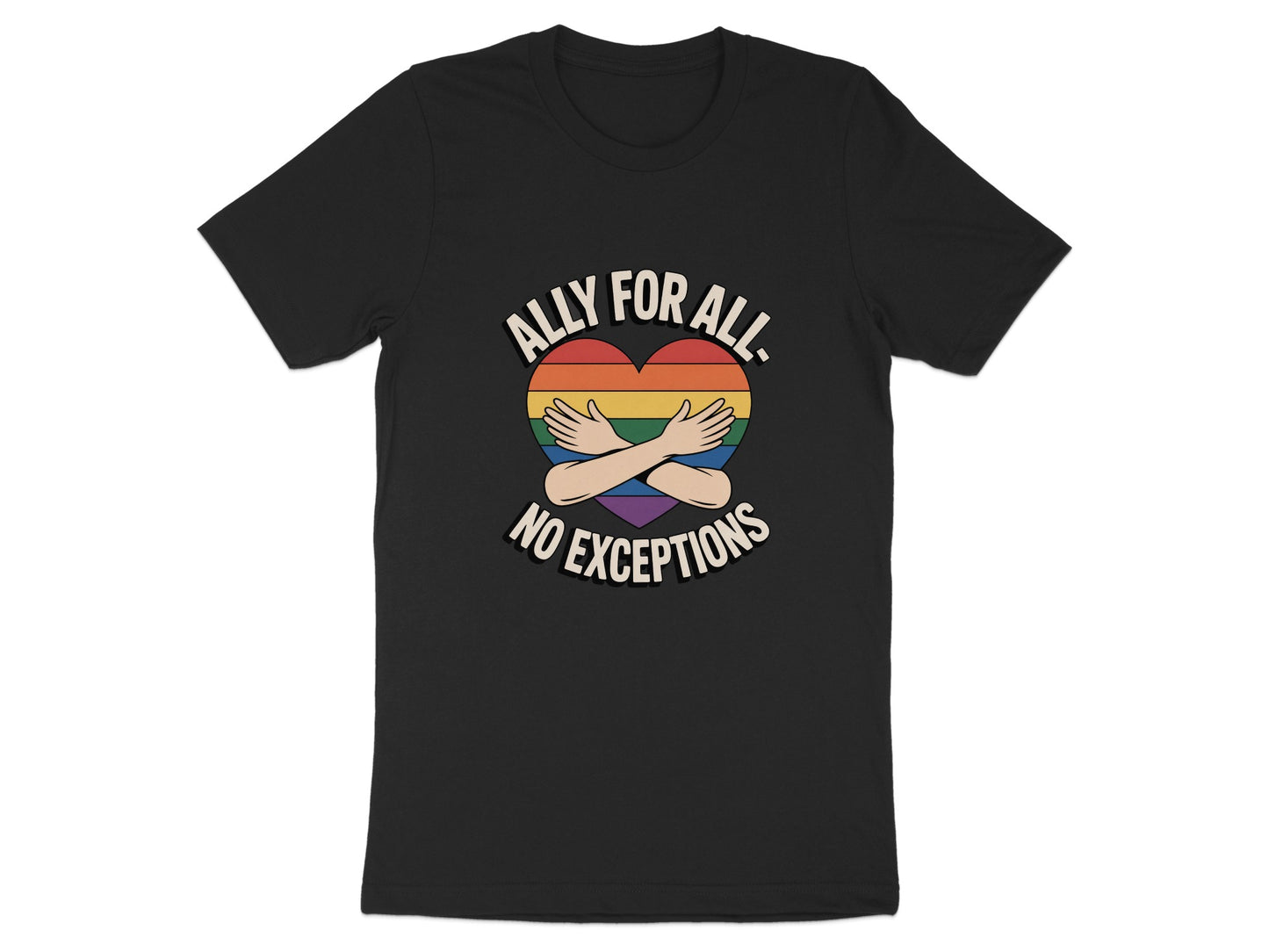Ally for All No Exceptions T-shirt product