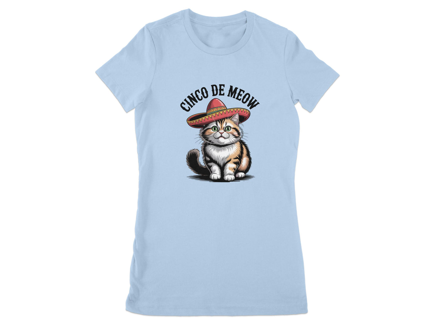 Cinco De Meow Cat with Sombrero Shirt product