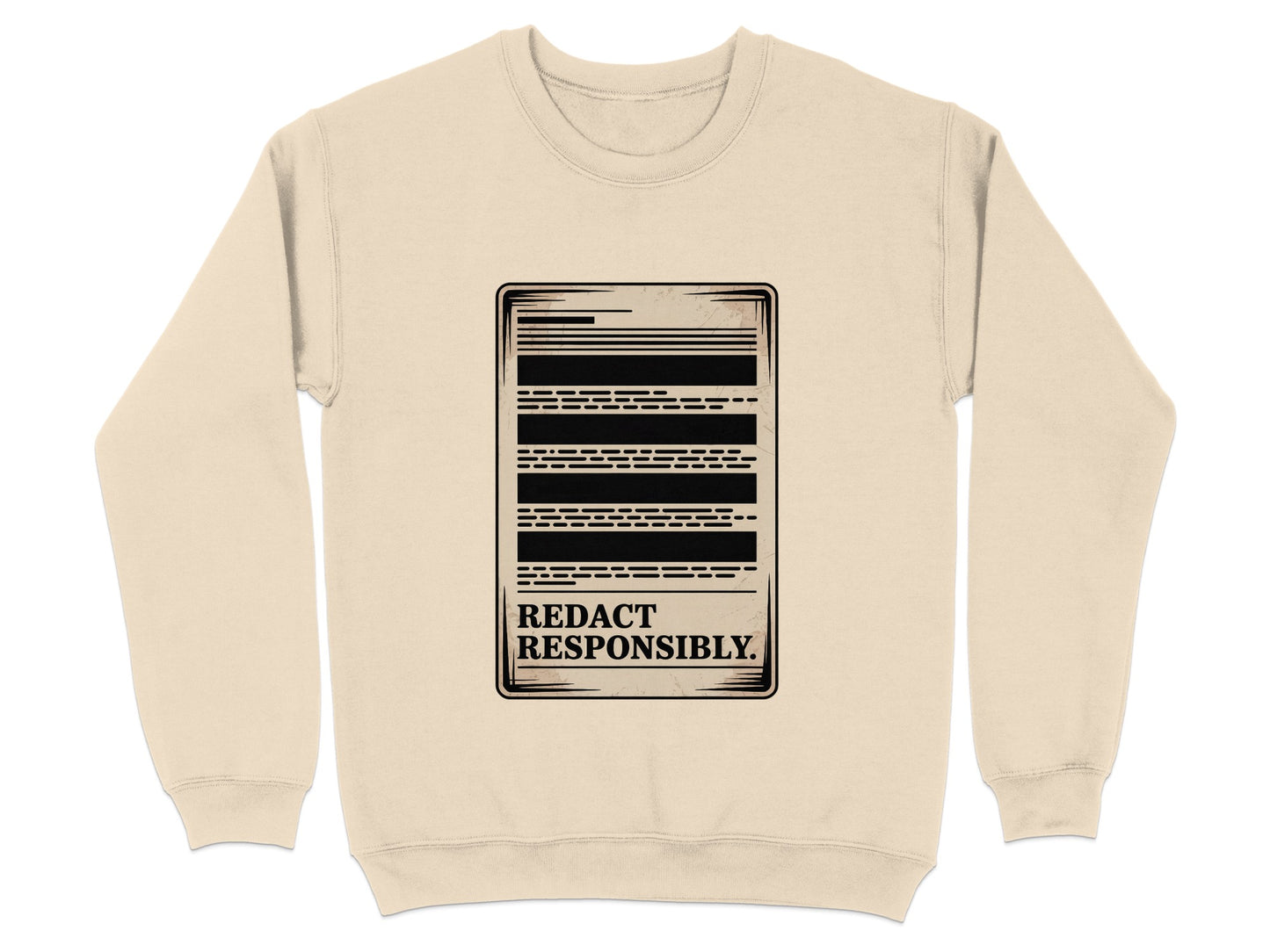 Redact Responsibly Statement Sweater product
