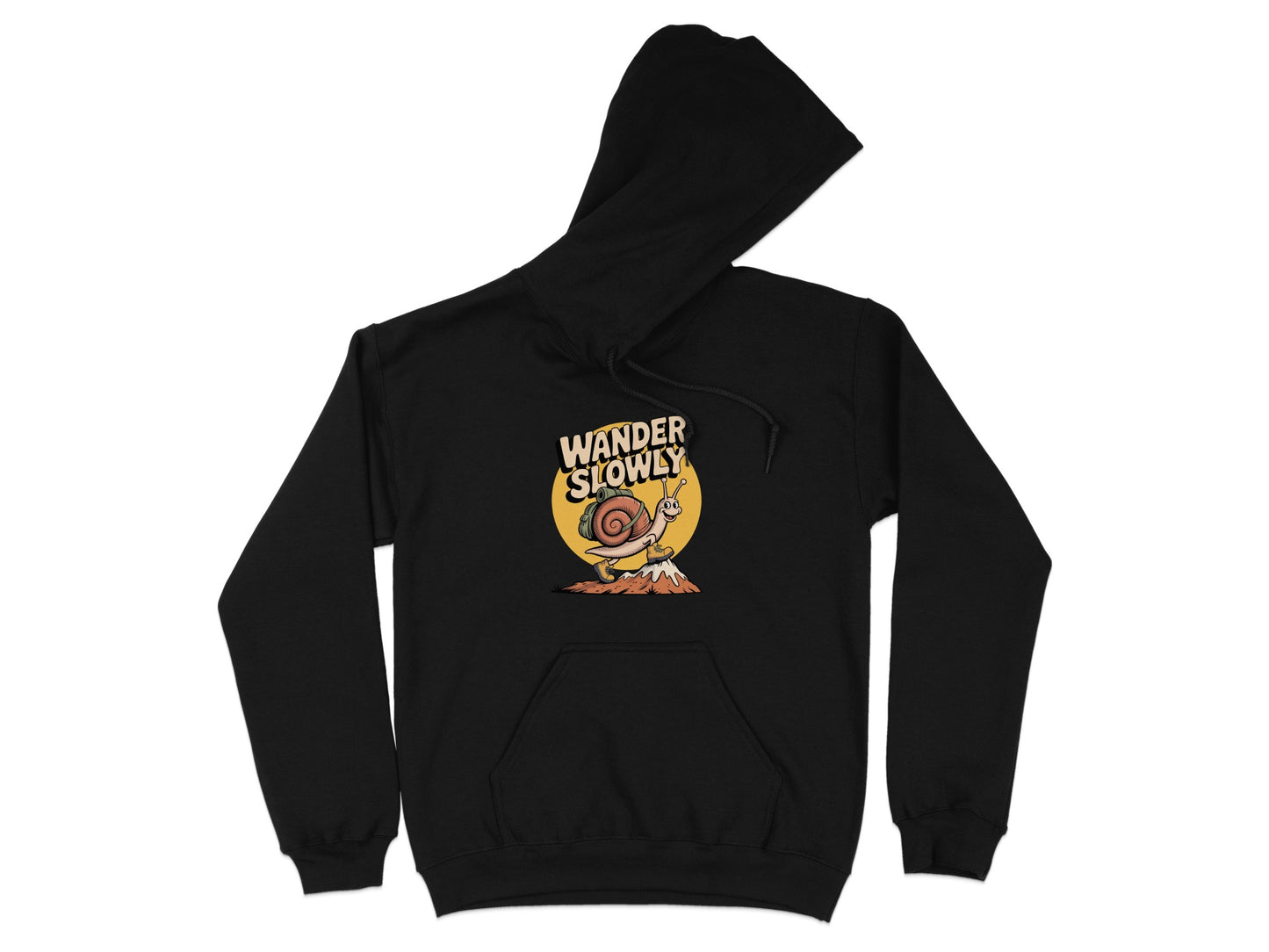 Wander Slowly Snail Theme Hoodie product