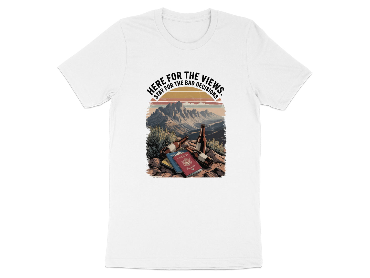 Stay for the bad decisions t-shirt product