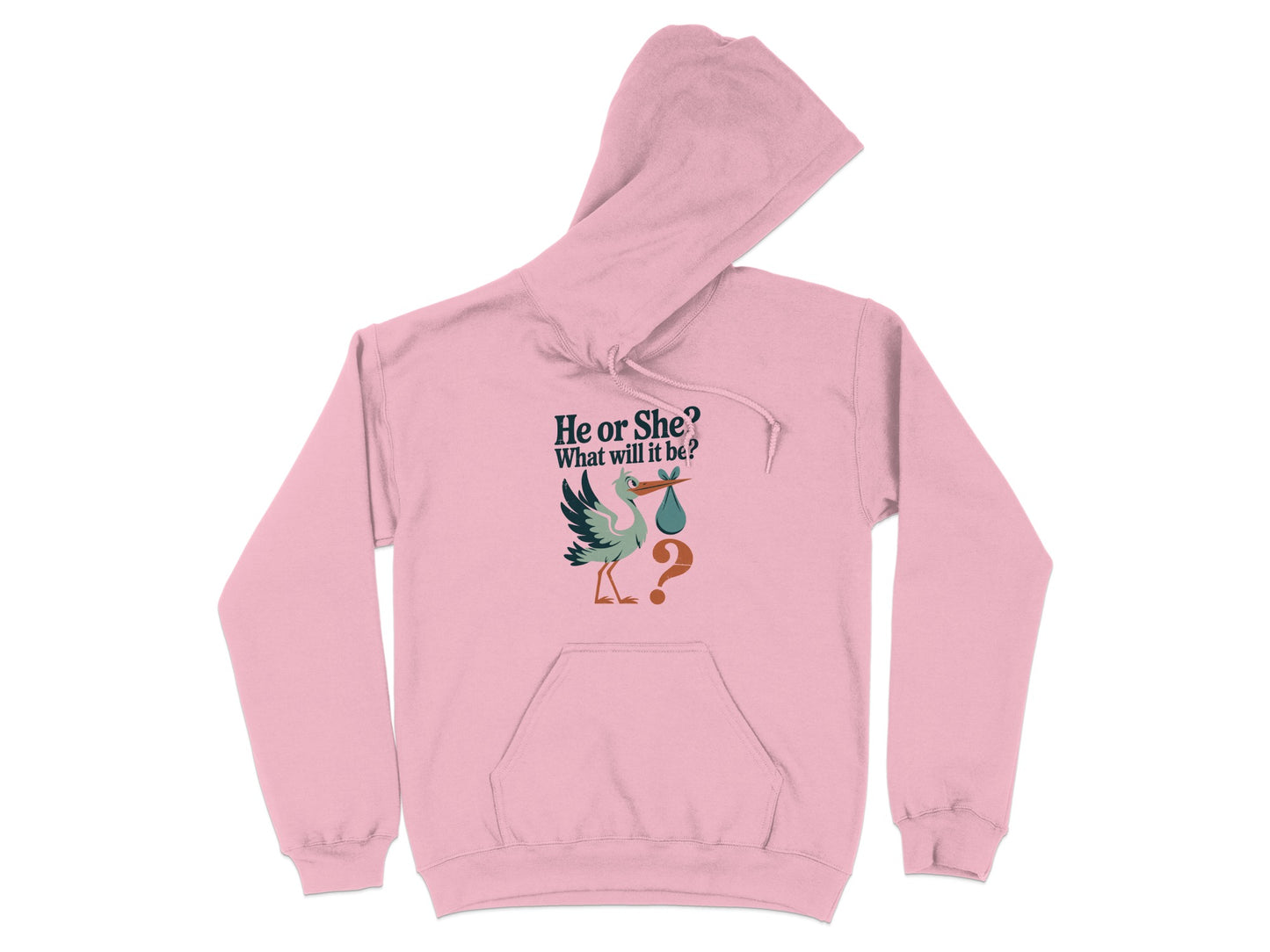 He or She What will it be Gender Reveal Hoodie product type