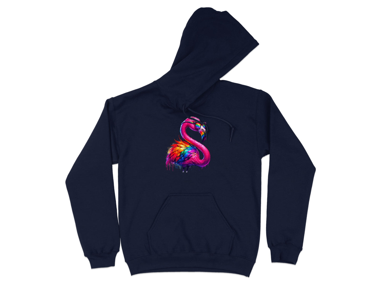 Colorful Flamingo Artwork Hoodie product type