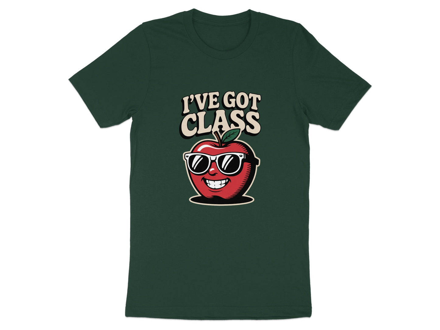 I've Got Class Apple Print T-shirt product