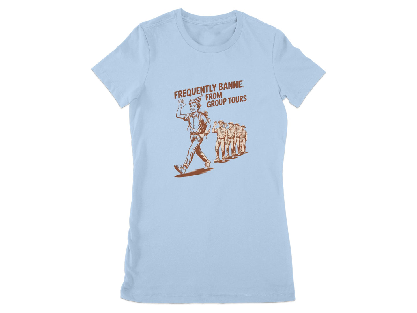 Frequently Banned From Group Tours shirt product