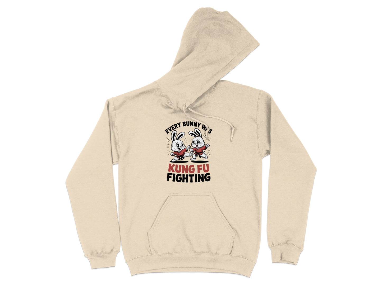 Every Bunny Was Kung Fu Fighting Graphic Hoodie product