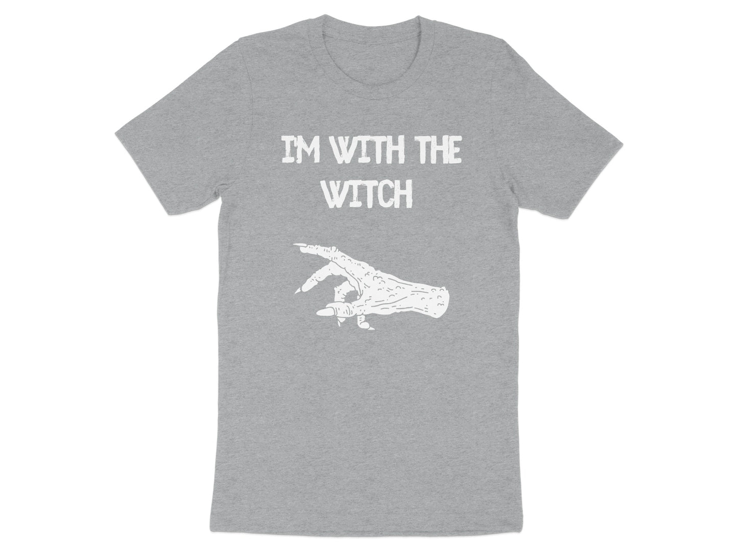 IM WITH THE WITCH Funny Halloween Shirt product type