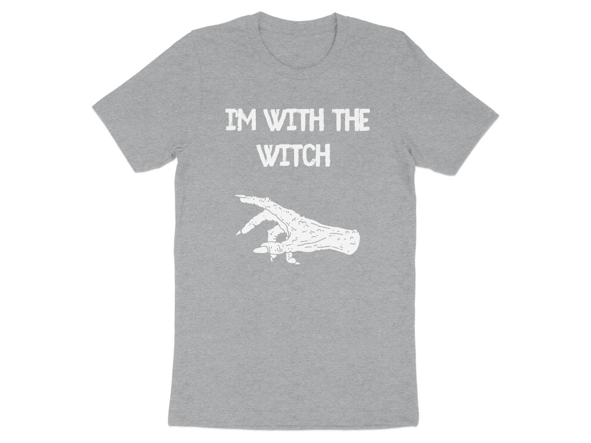 IM WITH THE WITCH Funny Halloween Shirt product type