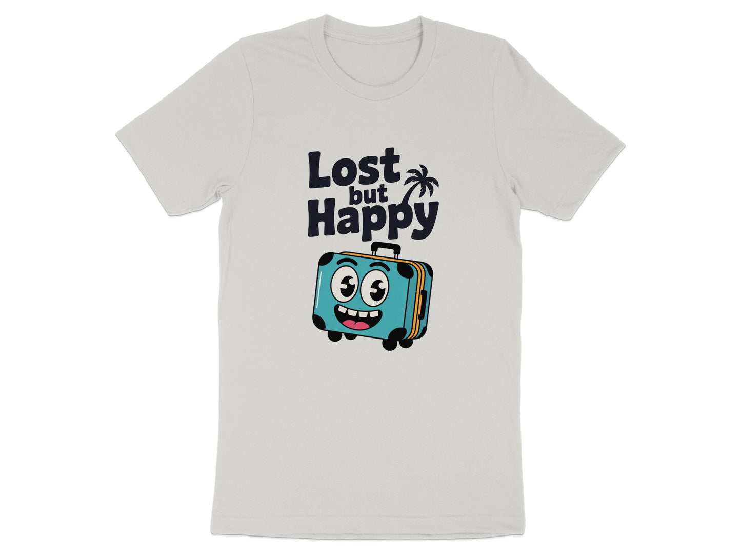Lost but Happy Graphic Tee Stylish Casual Product